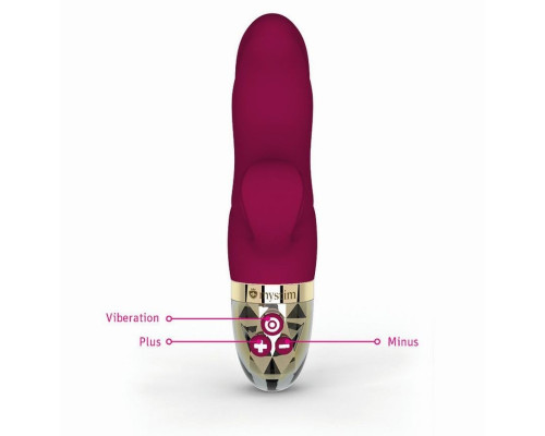 Ярко-розовый вибратор-кролик Hop Hop Bob - 16 см.