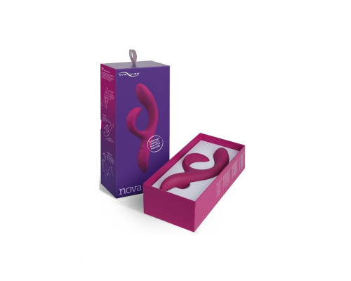 Фиолетовый вибратор-кролик We-Vibe Nova 2 - 20,5 см.