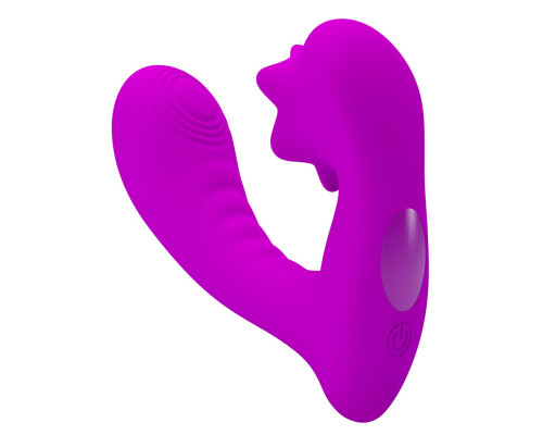 Лиловый вибратор Nadal для двойной стимуляции