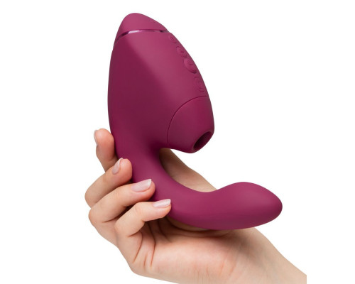 Малиновый двойной стимулятор Womanizer Next Duo