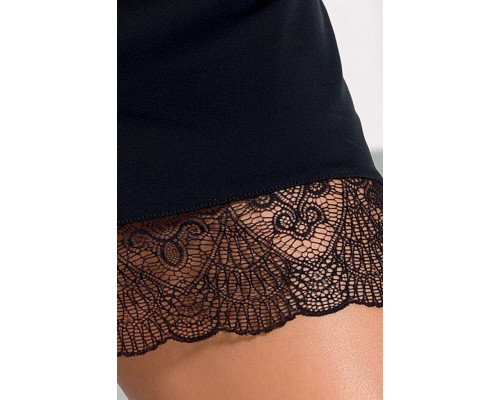 Облегающая сорочка Alina с фигурным подолом сзади