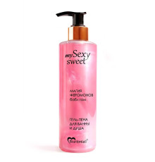 Гель-пена для ванны и душа Sexy Sweet с феромонами и ароматом бабл-гам - 200 мл.