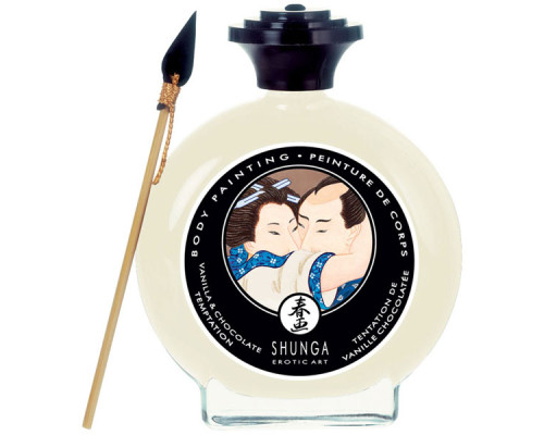 Декоративная крем-краска для тела с ароматом шоколада и ванили