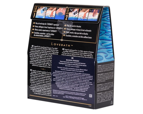 Соль для ванны Lovebath Ocean temptation, превращающая воду в гель - 650 гр.