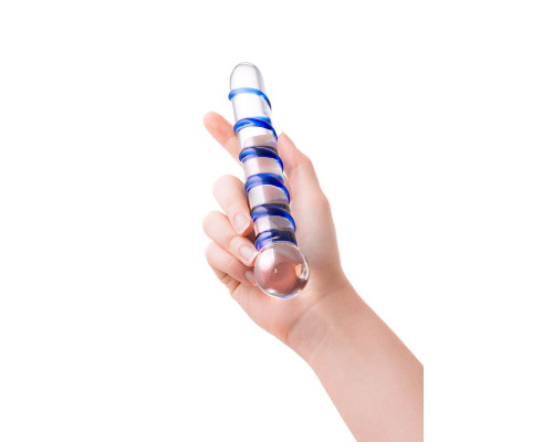 Втулка из стекла с рукояткой - 19 см.