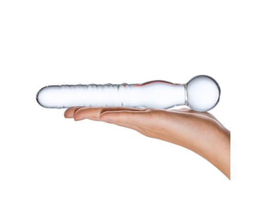 Стеклянный спиральный жезл Joystick, 20 см.