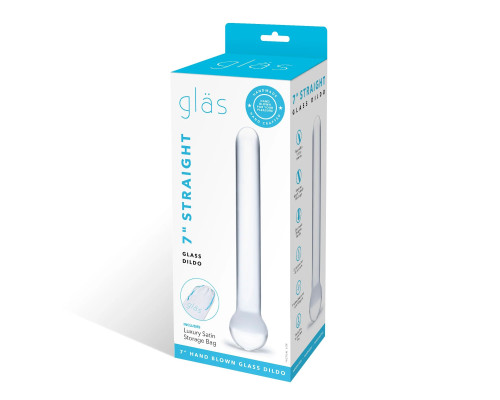 Стеклянный жезл с шаром - 16,5 см.