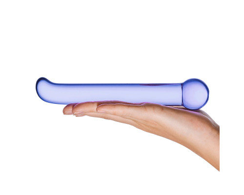 Гладкий стеклянный стимулятор точки G, 18 см