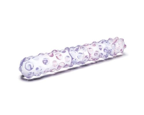 Фаллоимитатор с массажными точками Purple Rose - 23 см.