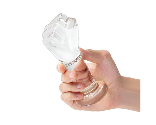 Стеклянный плаг в форме сжатой в кулак руки 5’’ Glass Fist Butt Plug - 13 см.