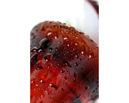 Коническая стеклянная анальная втулка Sexus Glass - 16 см.