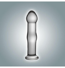 Анальная втулка-фаллоимитатор из стекла - 14 см.