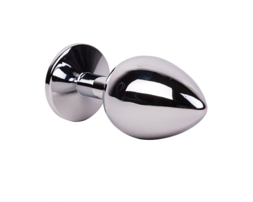 Большой стальной плаг с желтым кристаллом Sweet Lemon - 9,5 см.