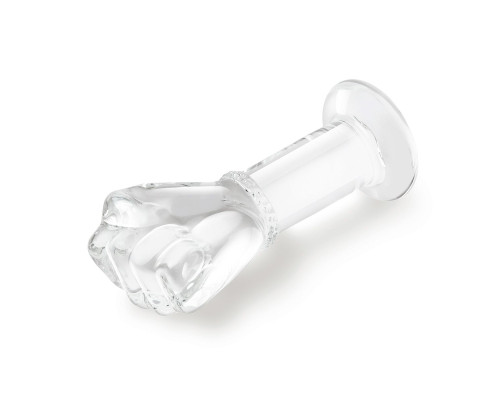 Стеклянный плаг в форме сжатой в кулак руки 5’’ Glass Fist Butt Plug - 13 см.