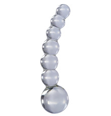 Прозрачный стеклянный стимулятор Icicles №66 - 12 см.