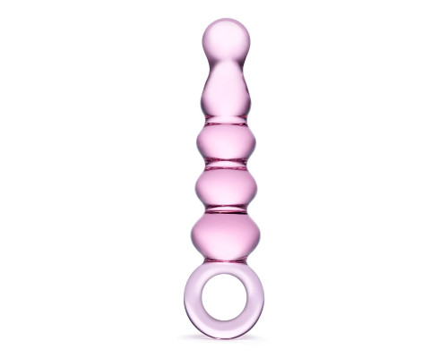 Анальный розовый жезл Quintessence Anal Slider - 18 см.