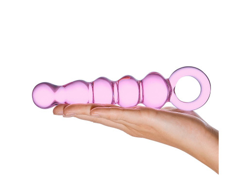 Анальный розовый жезл Quintessence Anal Slider - 18 см.