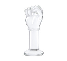 Стеклянный плаг в форме сжатой в кулак руки 5’’ Glass Fist Butt Plug - 13 см.