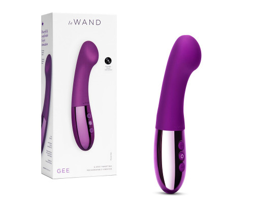 Фиолетовый вибростимулятор для G-точки Gee - 16,6 см.