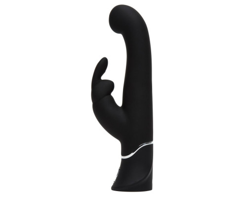 Черный вибратор-кролик G-Spot Stroking Vibrator - 24,2 см.