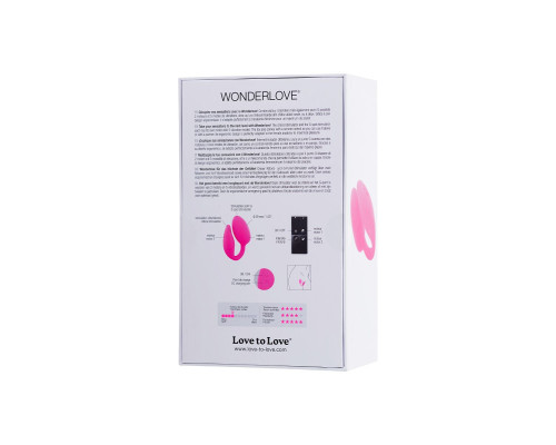 Розовый стимулятор Wonderlove