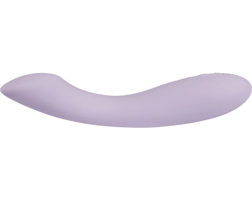 Сиреневый изогнутый вибратор Amy 2 - 17,4 см.