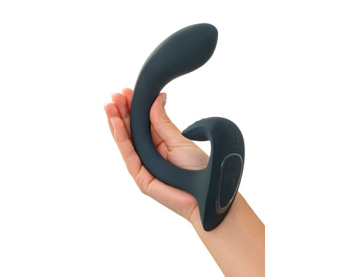 Темно-серый вибратор для G-стимуляции G for Goddess 1