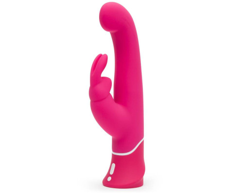 Розовый вибратор-кролик G-Spot Rechargeable Rabbit Vibrator - 24,1 см.