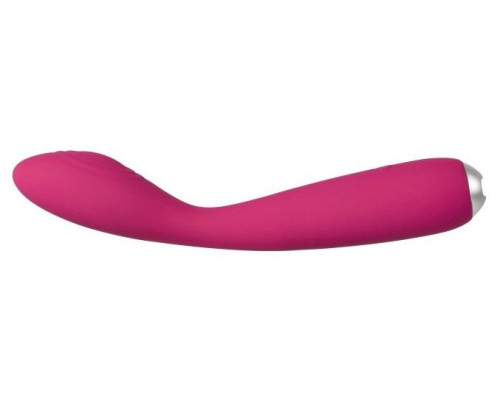 Ярко-розовый G-стимулятор IRIS Clitoral   G-spot Vibrator - 18 см.