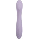 Сиреневый изогнутый вибратор Amy 2 - 17,4 см.