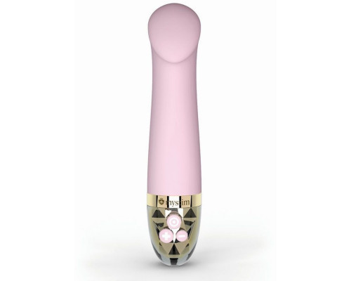 Розовый стимулятор для G-точки Right on Ron - 17 см.