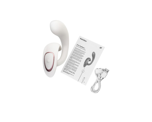 Белый вибратор для G-стимуляции G for Goddess 1