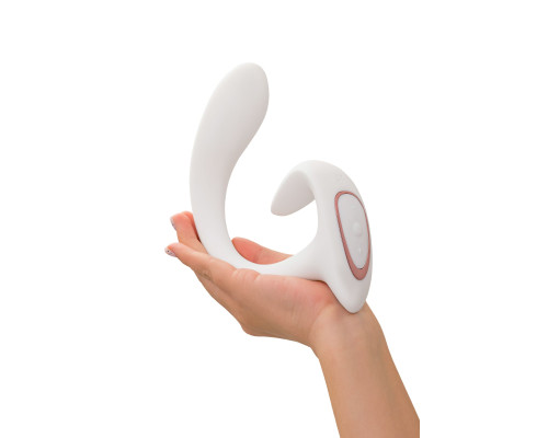 Белый вибратор для G-стимуляции G for Goddess 1