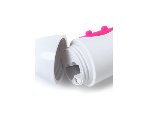 Ярко-розовый вибратор Ida со скошенной головкой для G-стимуляции - 19 см.