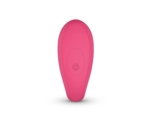 Розовый интерактивный вибромассажёр для ношения Ivy - 12,5 см.