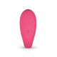 Розовый интерактивный вибромассажёр для ношения Ivy - 12,5 см.