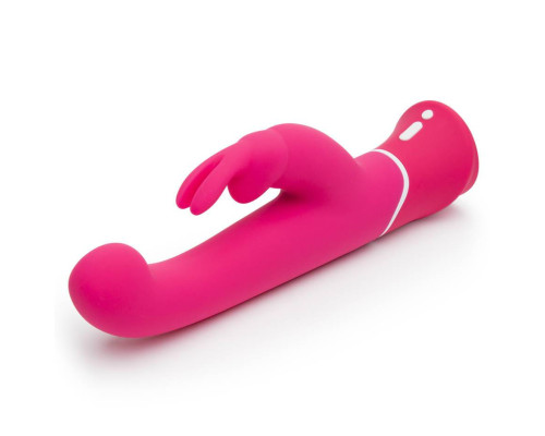 Розовый вибратор-кролик G-Spot Rechargeable Rabbit Vibrator - 24,1 см.