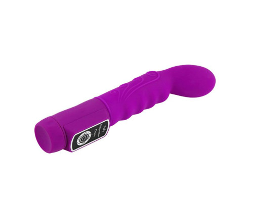 Лиловый вибратор Body Touch II с реакцией на прикосновения - 22 см.