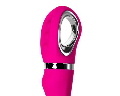 Розовый вибратор JOS PILO с WOW-режимом - 20 см.