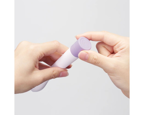 Сиреневый вибратор Iroha Koharu Suiren - 16 см.