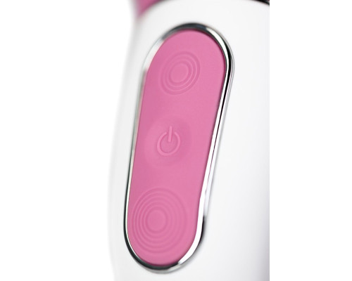 Вибратор Satisfyer Petting Hippo с загнутым кончиком - 22,9 см.