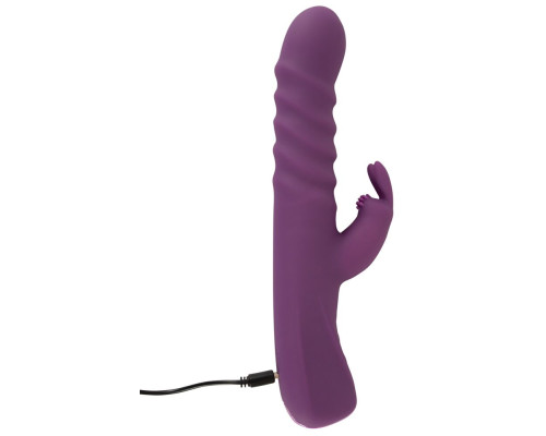 Фиолетовый вибратор-кролик 2 Function Rabbit Vibrator - 23,7 см.