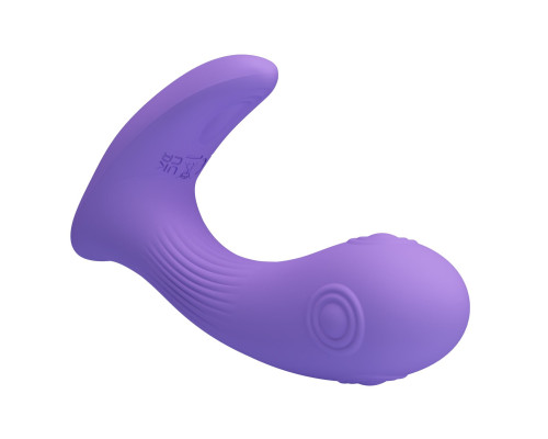 Сиреневый вибратор Andromeda с функцией постукивания
