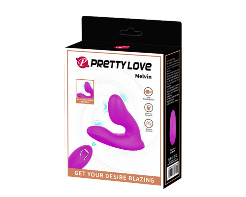 Лиловый вибростимулятор G-точки Melvin