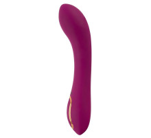 Лиловый вибратор с функцией расширения Inflatable Vibrator - 21,1 см.
