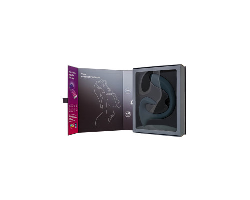 Темно-серый вибратор для G-стимуляции G for Goddess 1