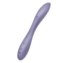 Сиреневый гибкий вибратор Satisfyer G-Spot Flex 2 - 19,5 см.