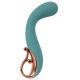 Бирюзовый вибратор для точки G The Magician G-Spot Vibrator - 19 см.