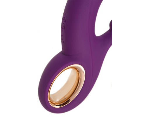 Фиолетовый вибратор Julli с функций Up Down - 20,5 см.