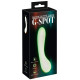 Люминесцентный вибратор для точки G Glow in the dark G-Spot - 17,9 см.